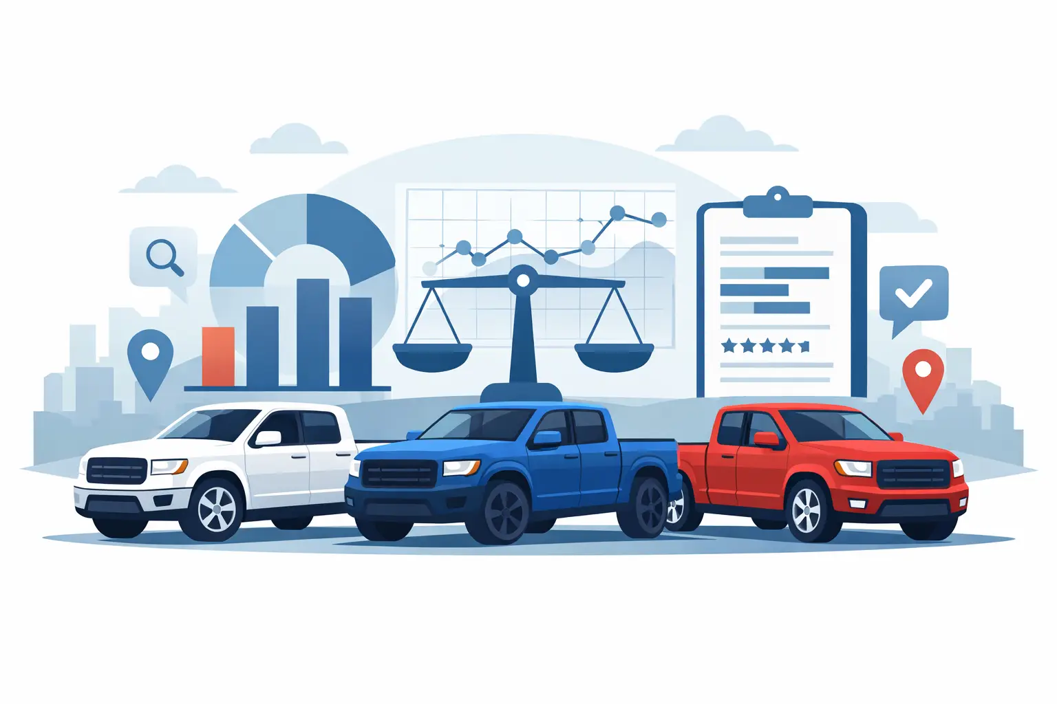 How Pickup Truck Rental Companies Compare