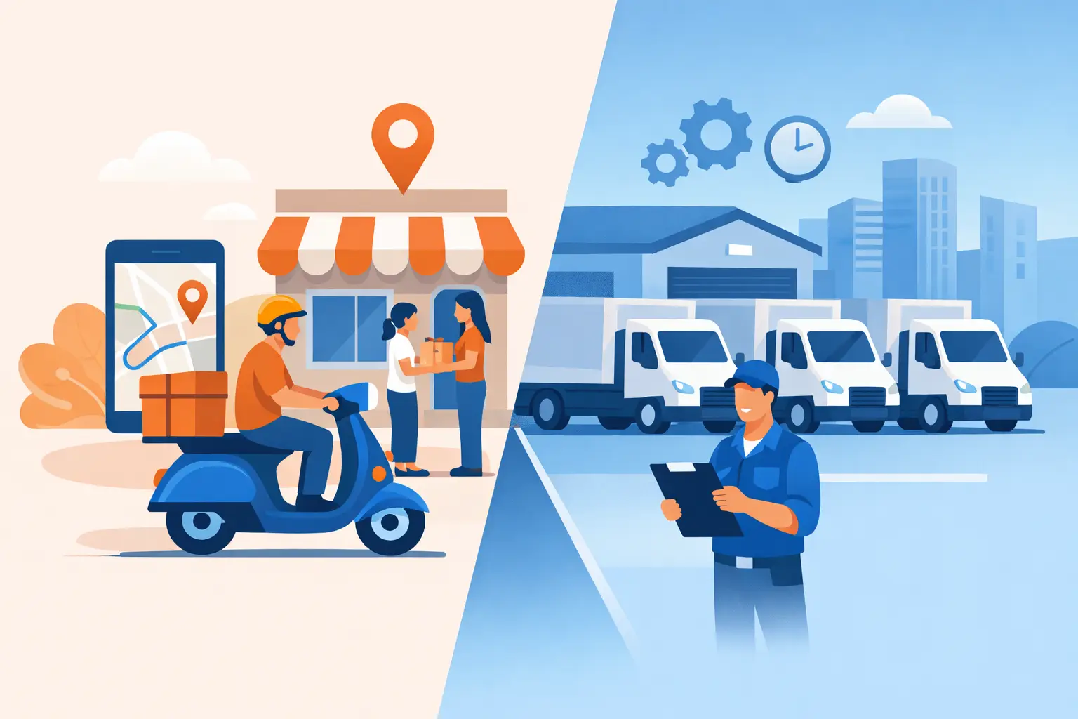 Local Delivery vs Fleet Ownership