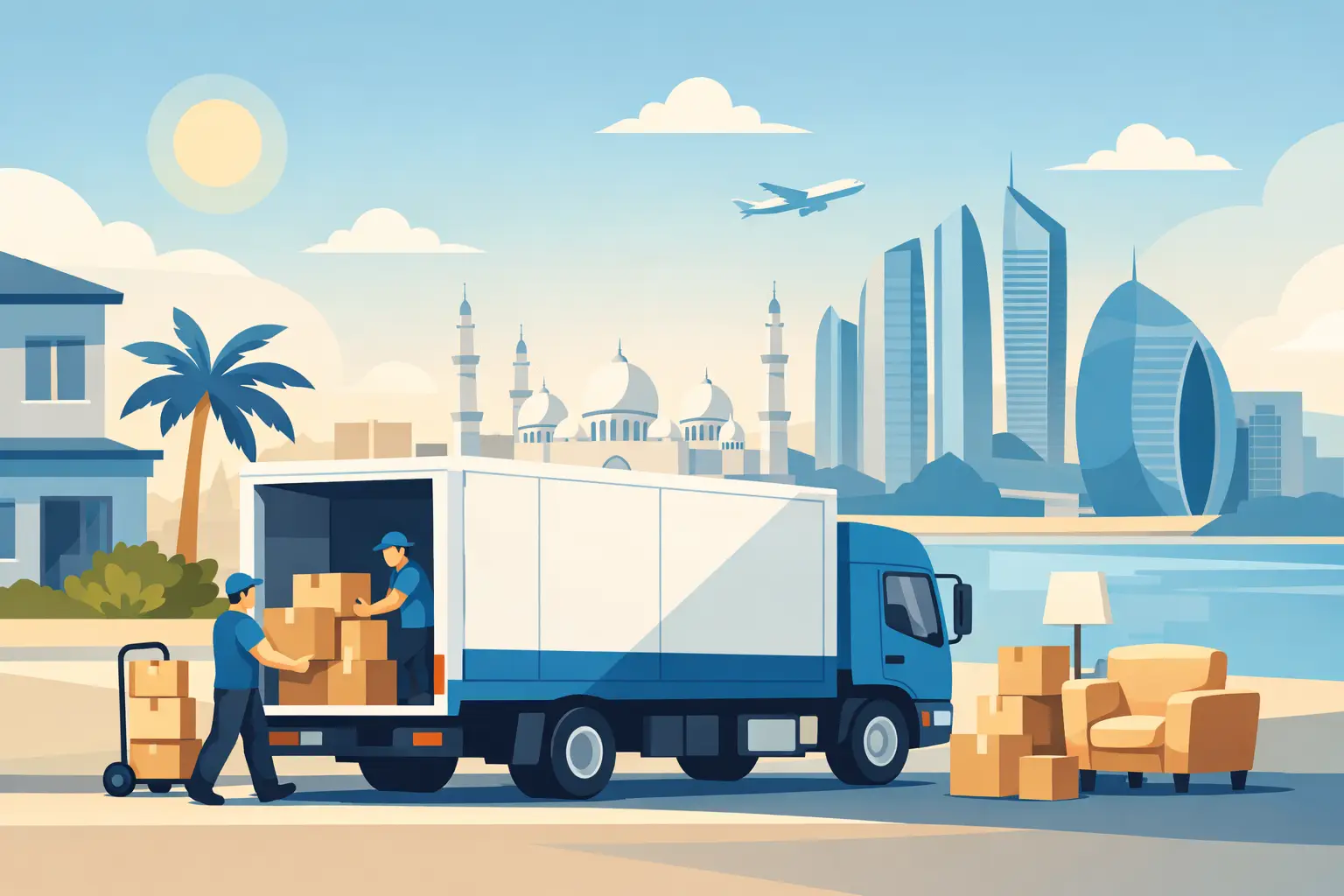 Same Day Moving Truck Service in Abu Dhabi