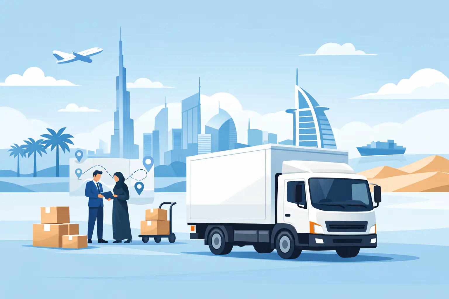 Business Delivery Truck Rental for UAE Teams