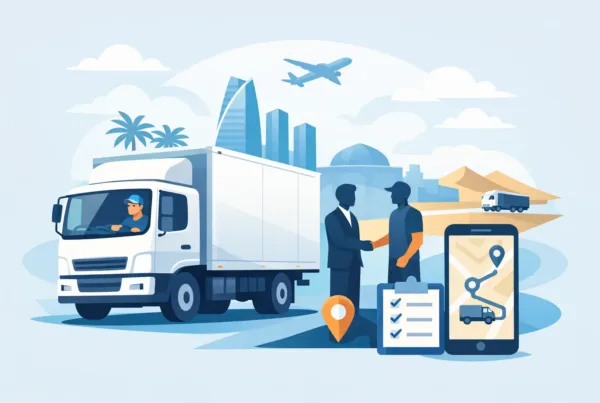 How to Book Truck With Driver in Abu Dhabi