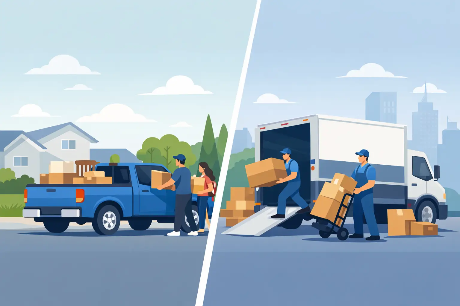 Pickup Truck Rental vs Movers: Which Fits?