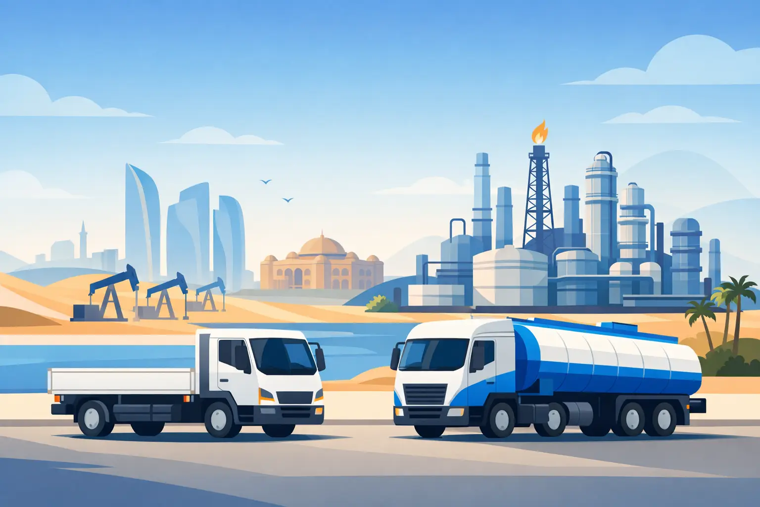 Truck Rental for ADNOC Projects in Abu Dhabi