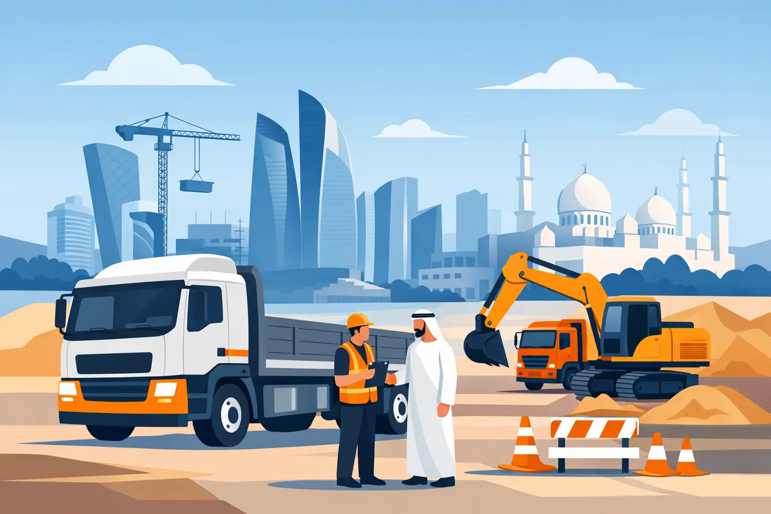 Truck Rental for Construction Guide in Abu Dhabi