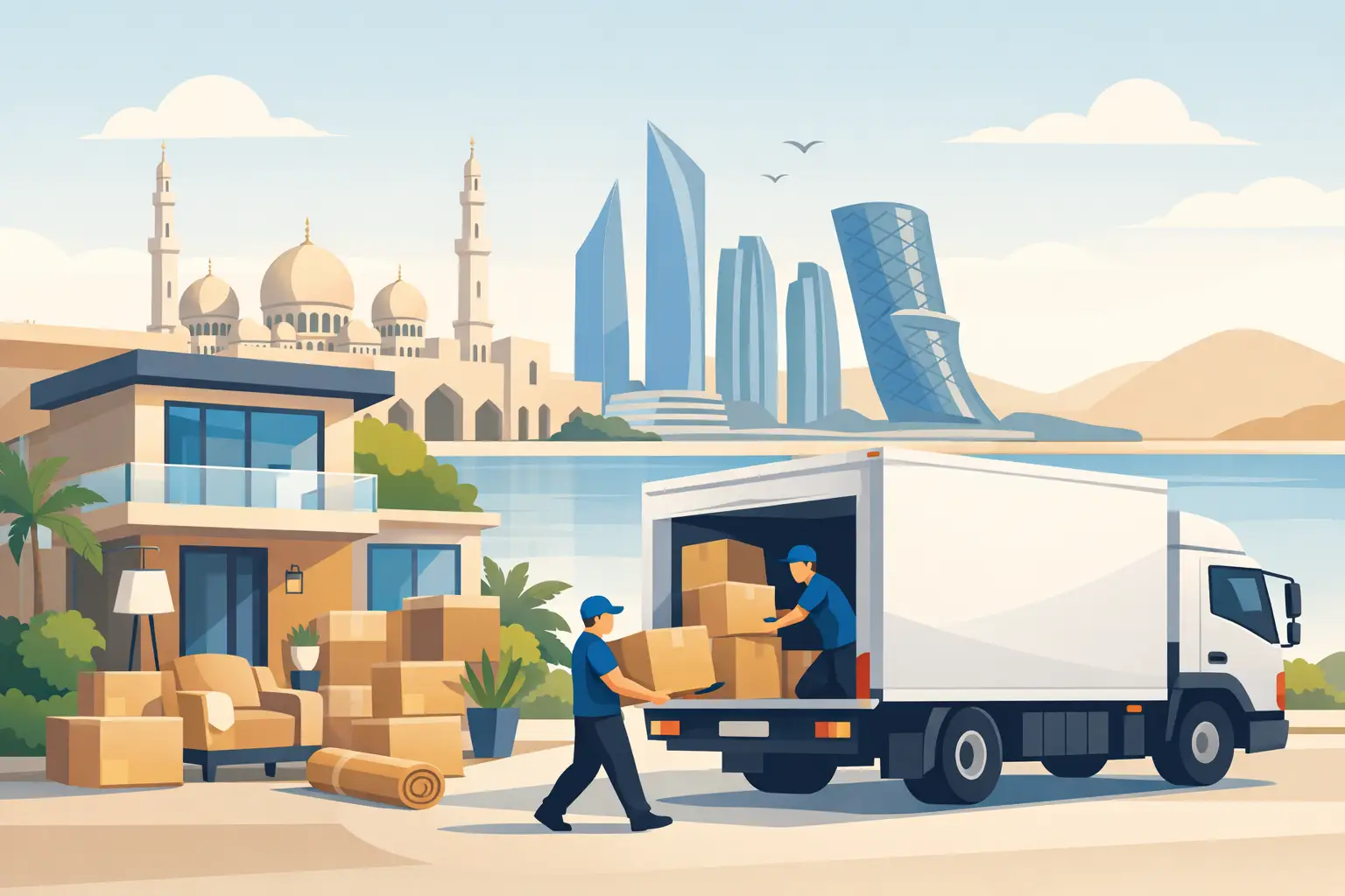 Home Shifting Abu Dhabi With the Right Truck