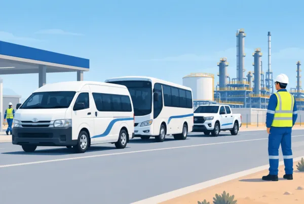 ADNOC Project Vehicles for Safe Site Transport