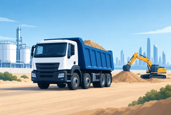 ADNOC Transport Case: Trucks for Site Work