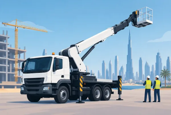Crane Hi Up Truck Review for UAE Project Loads