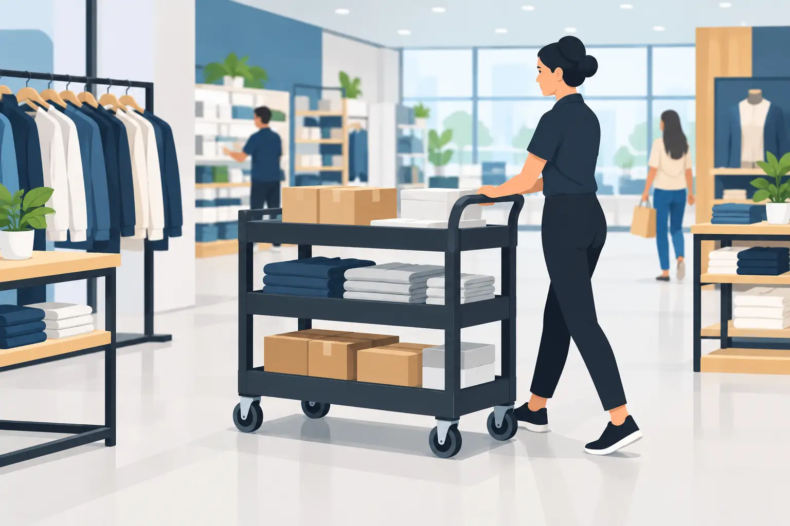 Retail Transfer Vehicles for Busy Stores